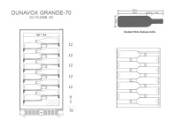 Винный шкаф Dunavox DX-70.258SS